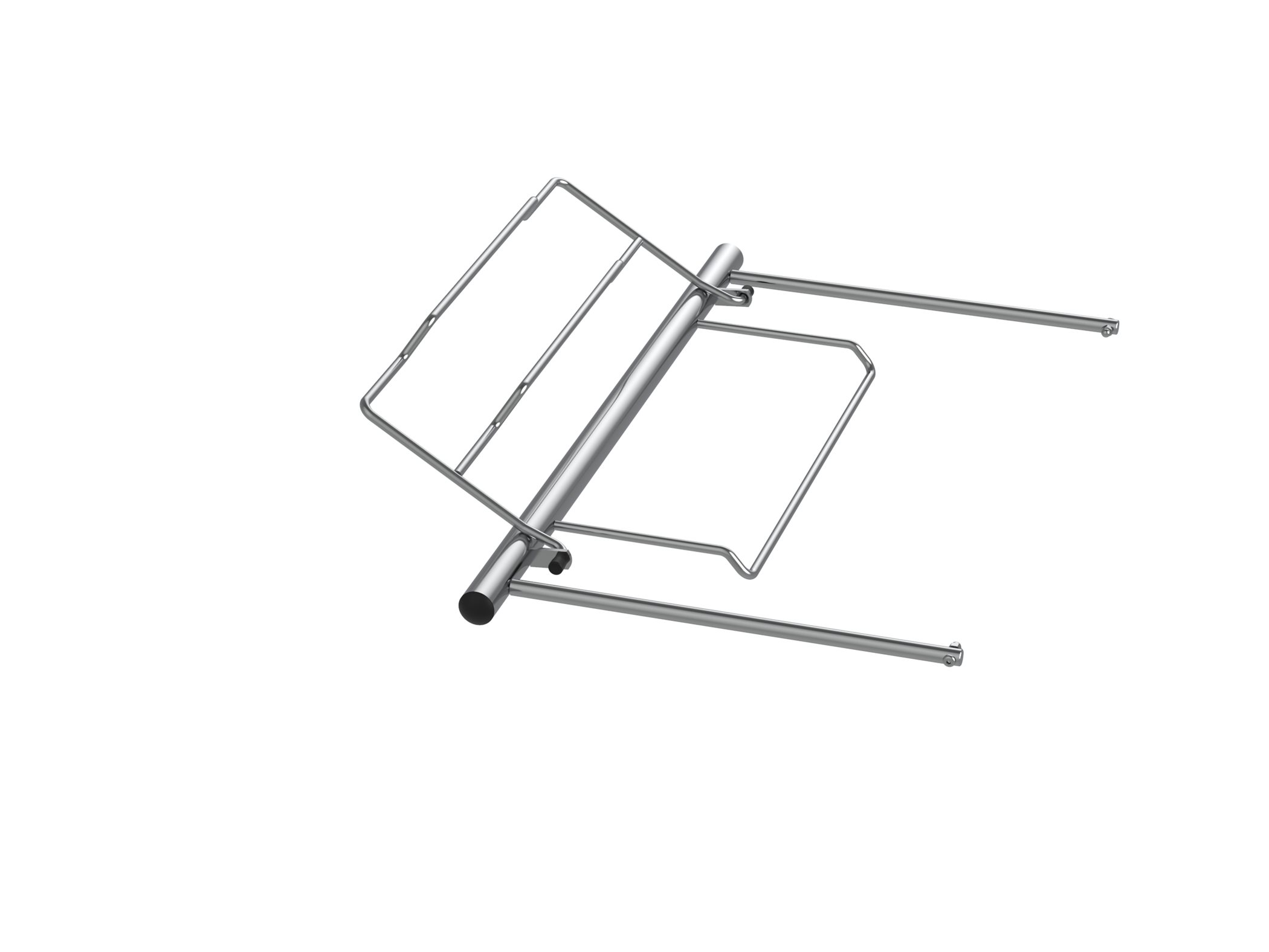 Bed linen shelf for hospital bed