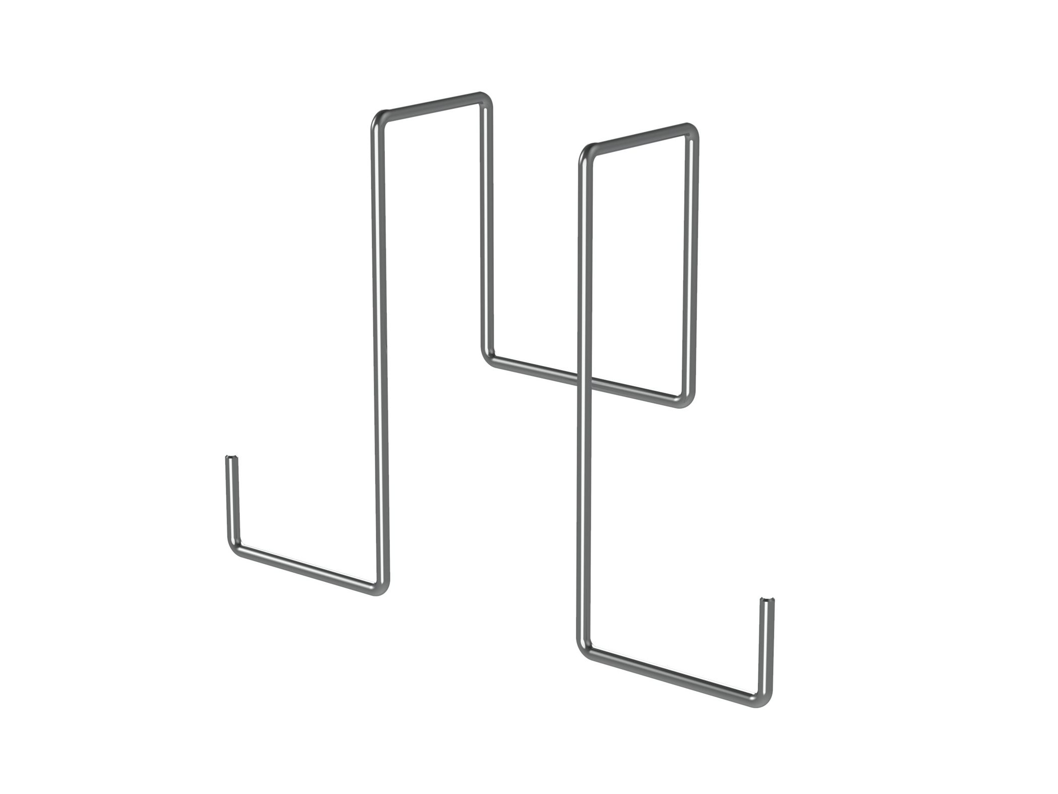 Urine bag holder - stainless steel (for horizontal accessories holder)