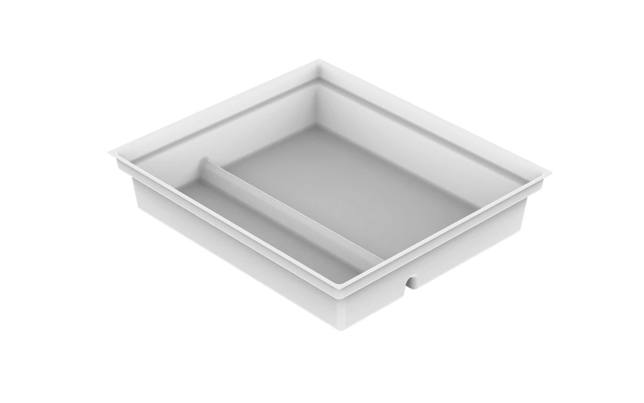 Drawer insert (for metal bedside cabinets)