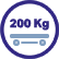 Safe working load 200kg